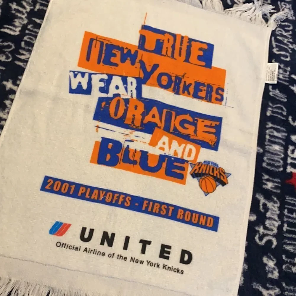 💥Vintage New York Knicks Stadium Towel